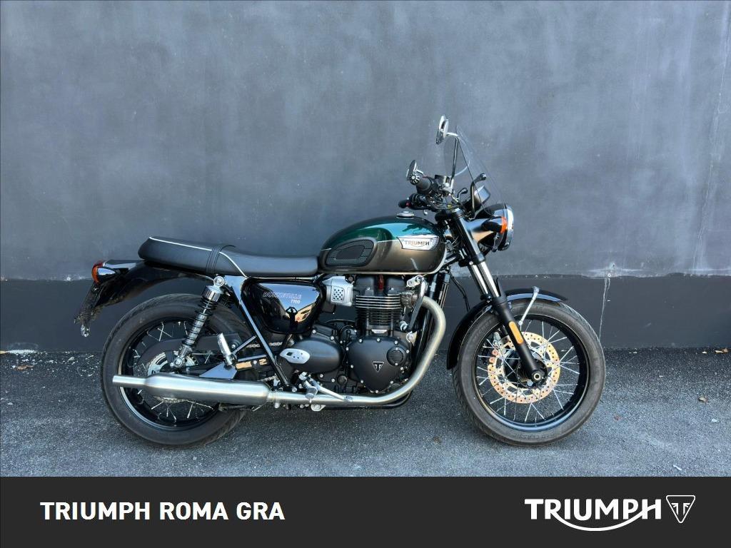 TRIUMPH Bonneville 900 T100 Competition Green/Ironstone E5+