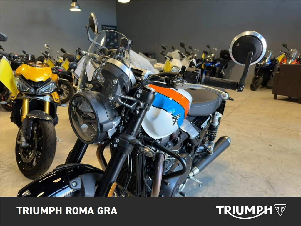 TRIUMPH Speed Twin 900 Pure White/Blue/Orange Abs