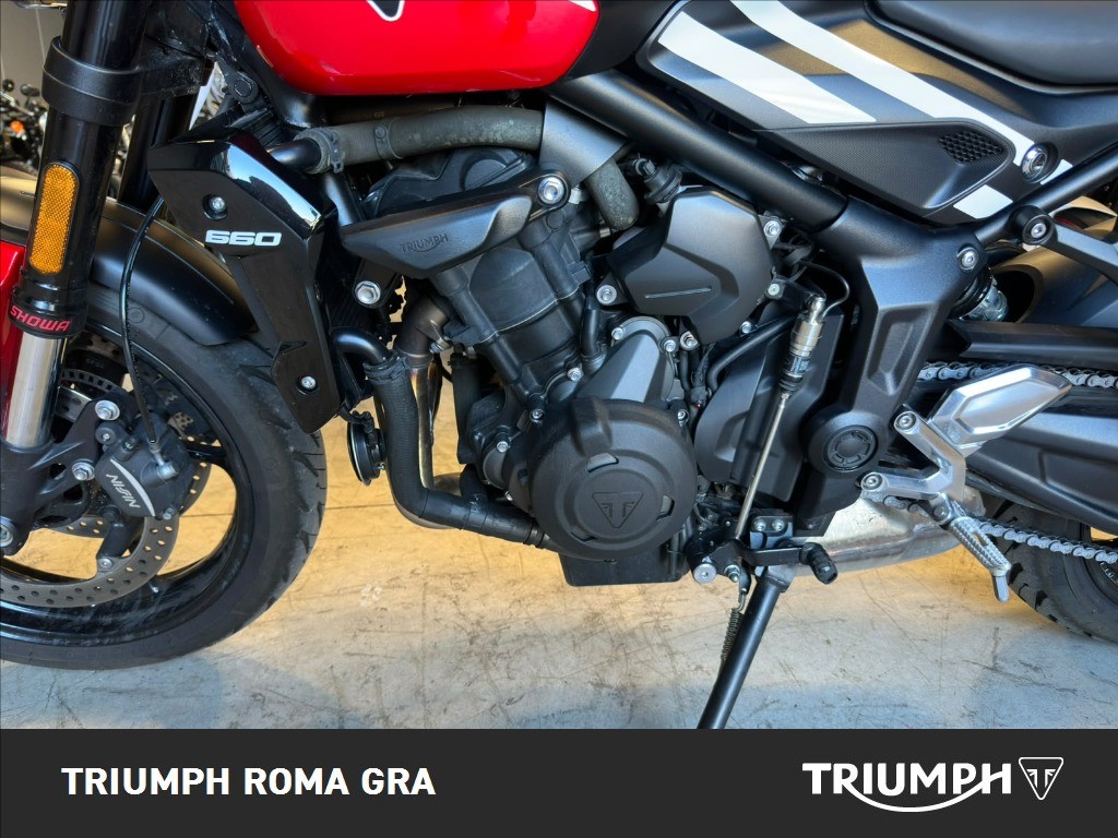 TRIUMPH Trident 660 Diablo Red / Sapphire Black Abs