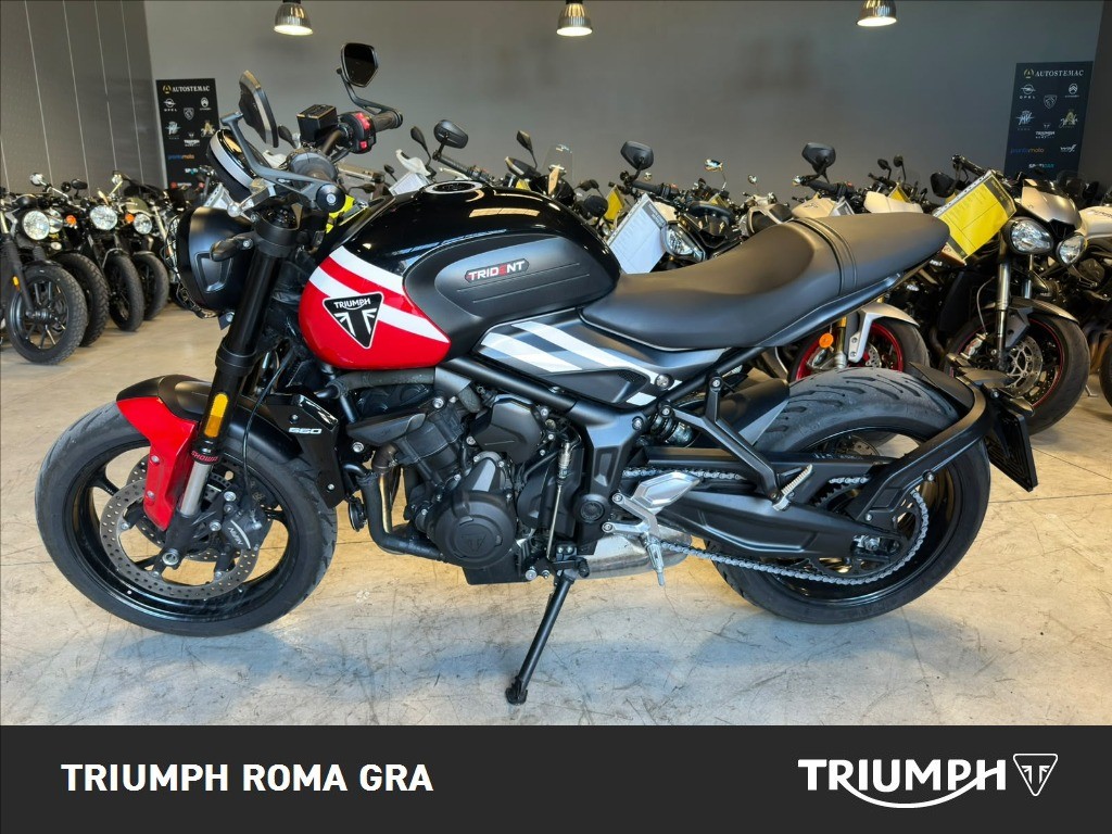 TRIUMPH Trident 660 Diablo Red / Sapphire Black Abs